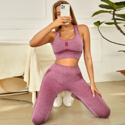 Seamless fitness suit