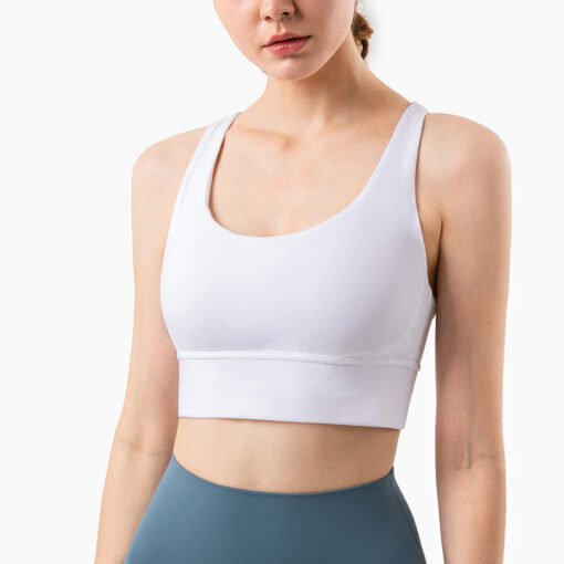 Fitness shock absorption running bra - Image 2