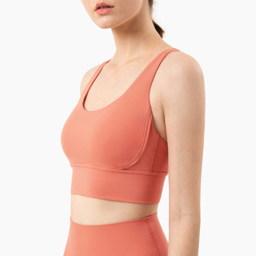 Fitness shock absorption running bra - Image 3