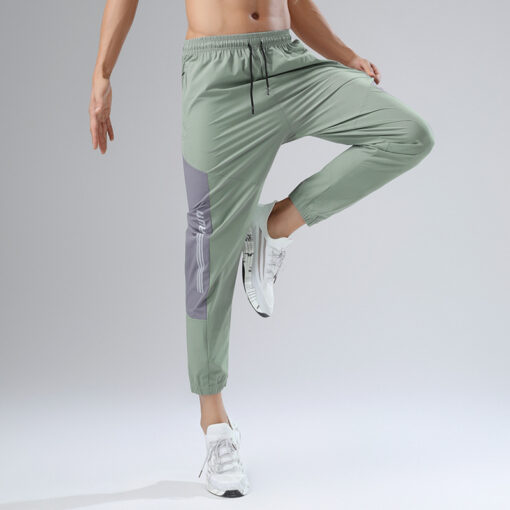 Ice silk four side elastic sports pants