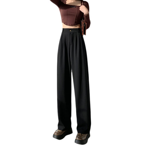 Premium casual pants Wide Leg Suit Pants Plus Size - Image 4
