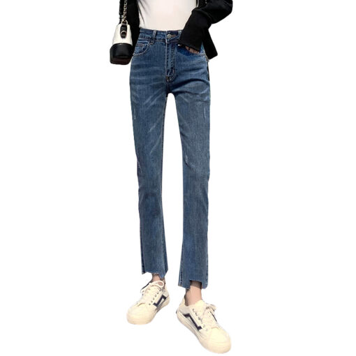 Loose dark blue high waist jeans - Image 4