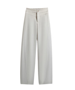 Hanging wide leg suit pants