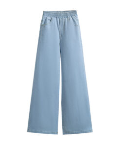 Retro blue straight leg jeans