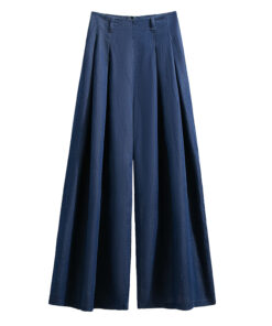 Large denim straight leg wide leg pants