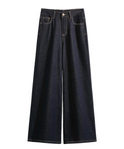 Loose wide leg jeans for women