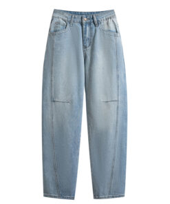 Light blue loose jeans