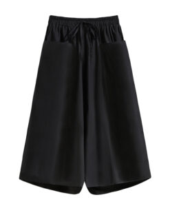 High waisted and wide leg pants for women