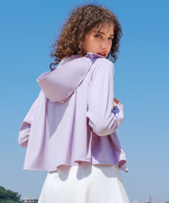 Ice silk outdoor long sleeved hooded UV resistant sunscreen clothing